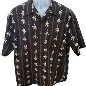 QUIKSILVER Edition Palm Trees Comfort Fit Men L Large